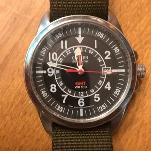 Citizen GMT Eco-Drive Field Watch